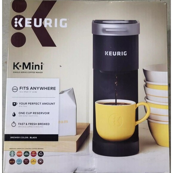 Keurig K-Mini Single Serve Coffee Maker Black (53448183) NEW Open Box Fast Ship - Picture 2 of 4
